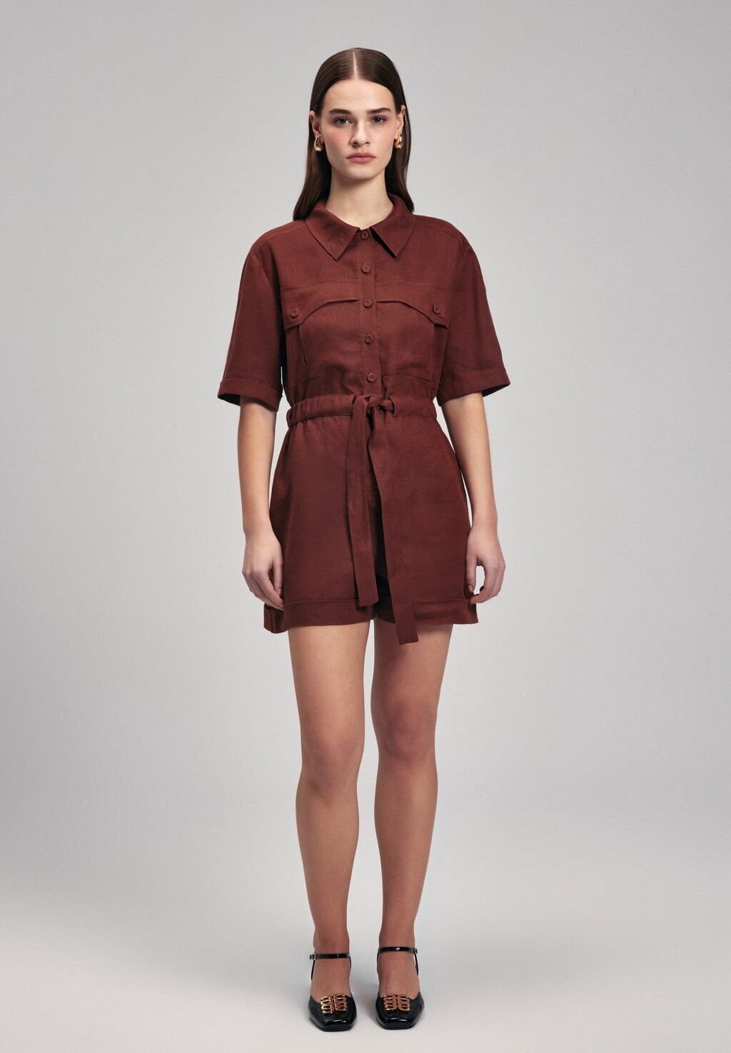 

Комбинезон SHORT SLEEVE adL, коричневый