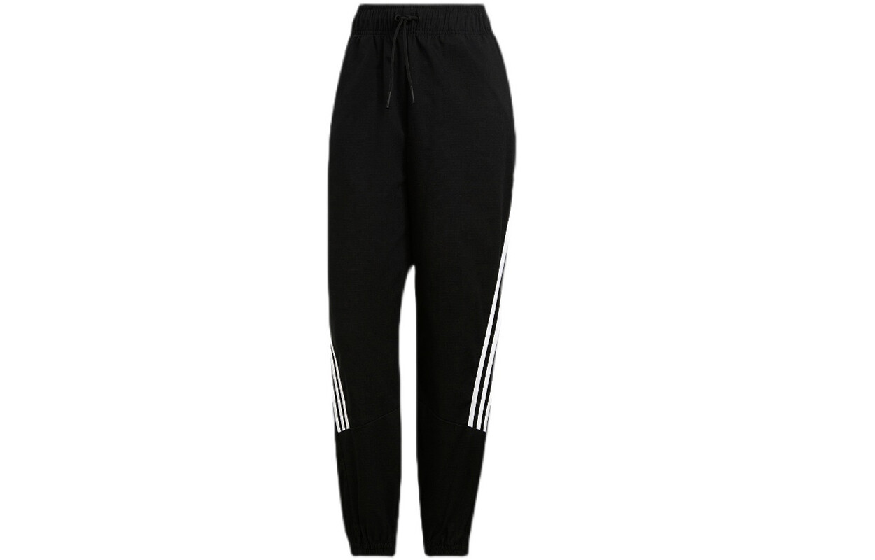 

Трикотажные спортивные штаны женские черные Adidas