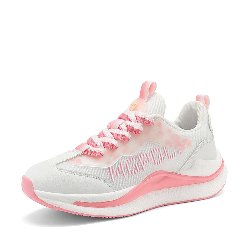 

Амортизирующие, износостойкие, дышащие, низкие, детские, повседневные, подростковые кроссовки CAMKIDS, розовый