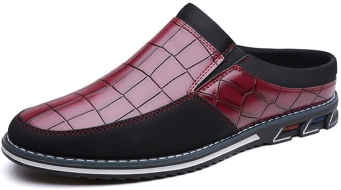 

Мужские повседневные оксфорды, офисные лоферы из кожи, модные туфли-слипоны, комфортная обувь для прогулок, вождения и работы Hhhchpm, бордовый