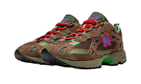 Кроссовки бродячие крысы x 827 New Balance, коричневый — фото 2