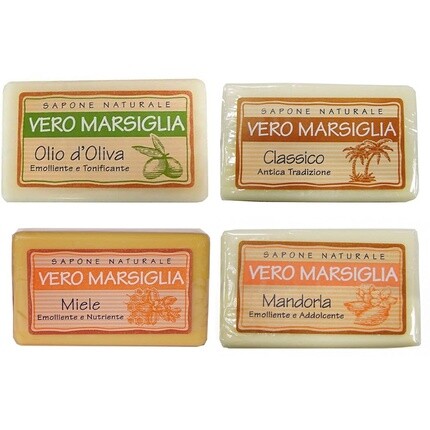 

Мыло Vero Marsiglia Миндальное классическое оливковое масло с медом 5,29 унции 150 г, Saponeria Nesti Firenze