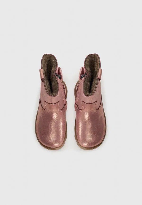 Ботинки barefoot zeru tex, классические ботильоны, розово-золотистого цвета Froddo, Pink/Gold-Coloured — фото 4