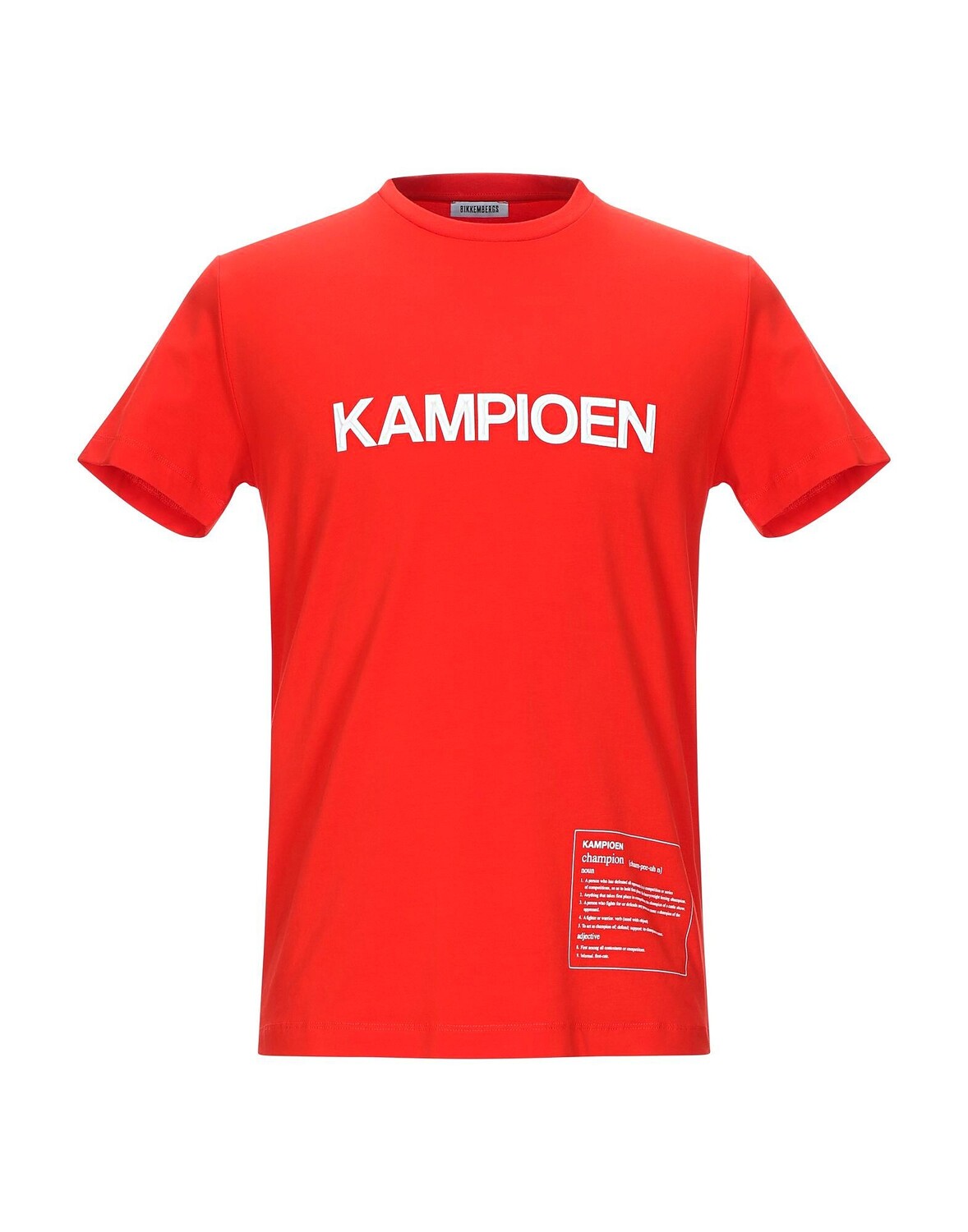 

Футболка Bikkembergs, красный