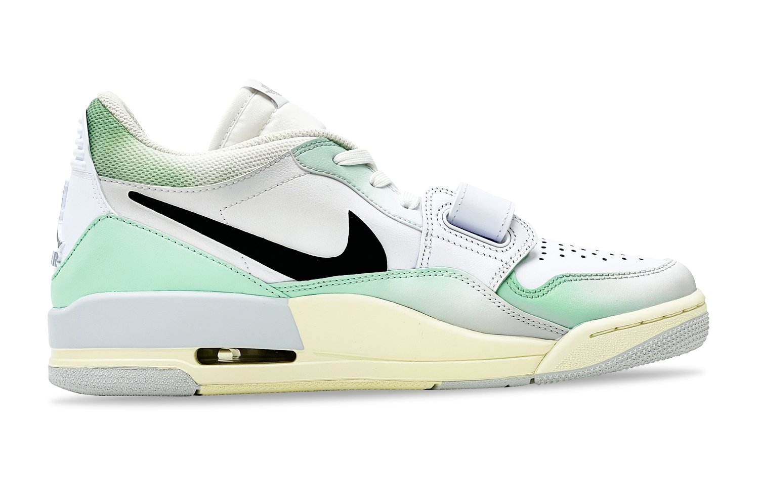 Jordan Легкие низкие баскетбольные кроссовки Legacy 312 мужские white green — фото 3