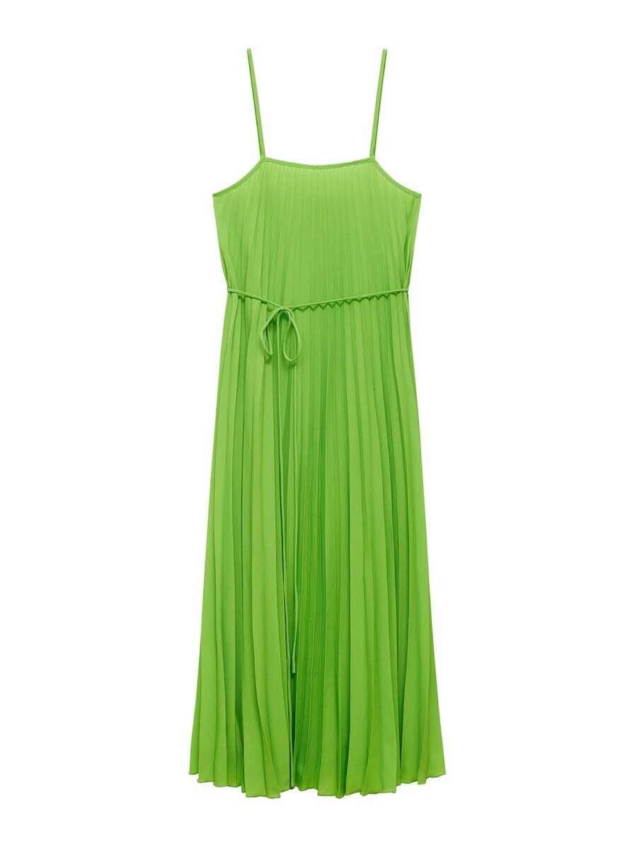 

Платье миди MANGO Dress Fortuny7, лаймовый