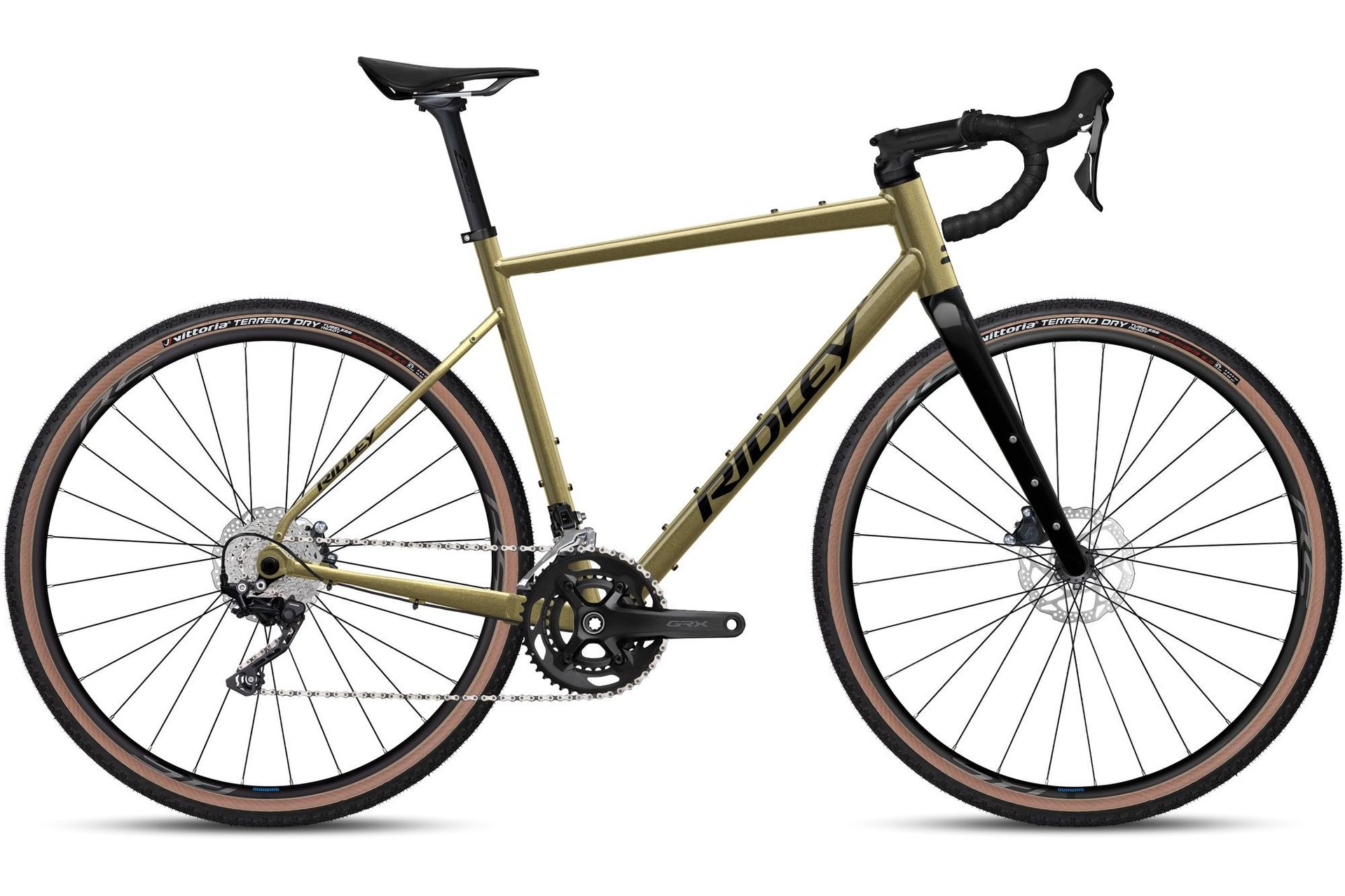 

Гравийный велосипед Ridley Kanzo adventure alu - shimano grx400 - 28 дюймов - diamant - 2026, grün | bronze green / pc62 / kav01bs