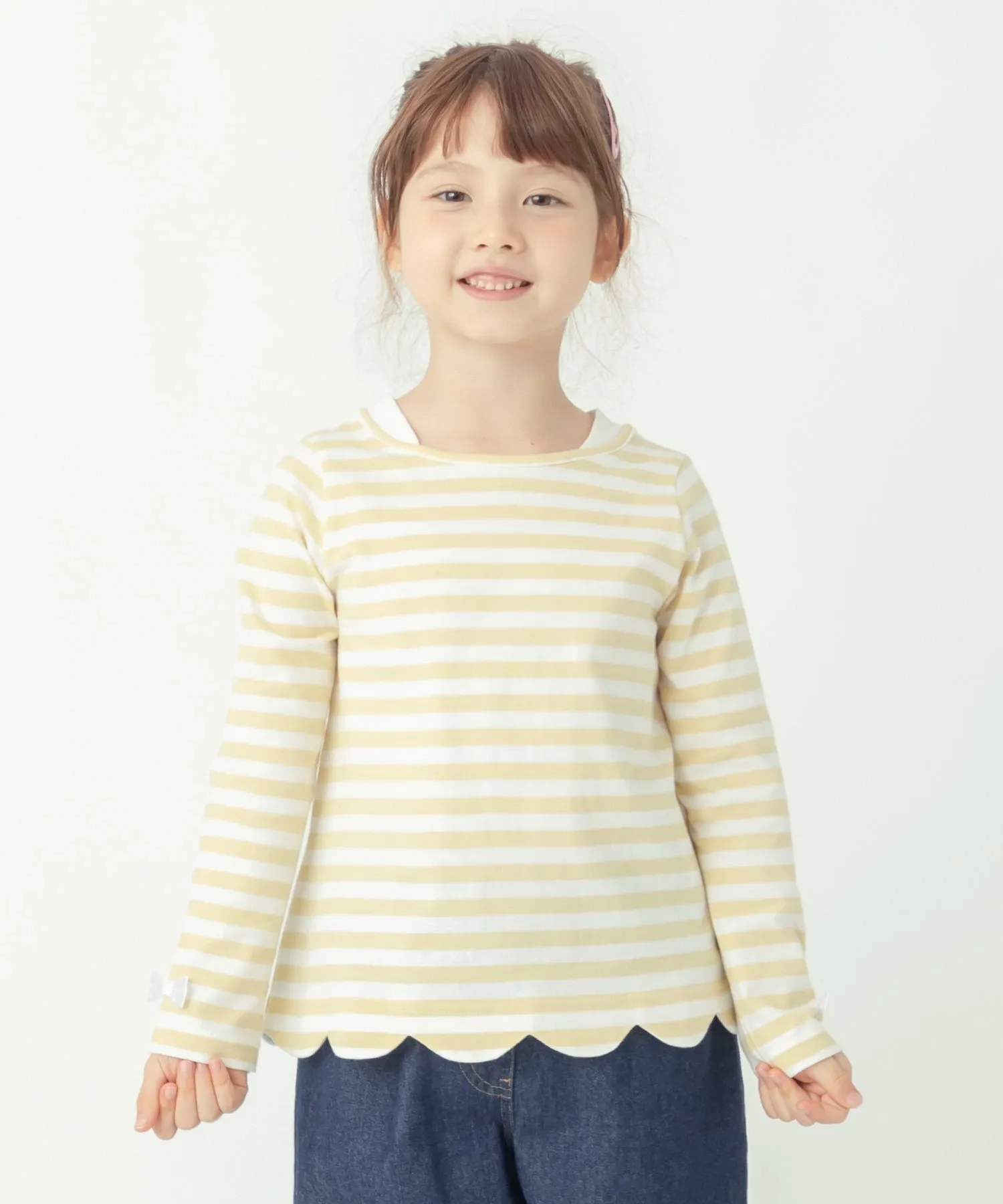 Туника с фестончатым краем Ever Closet, Honey Border