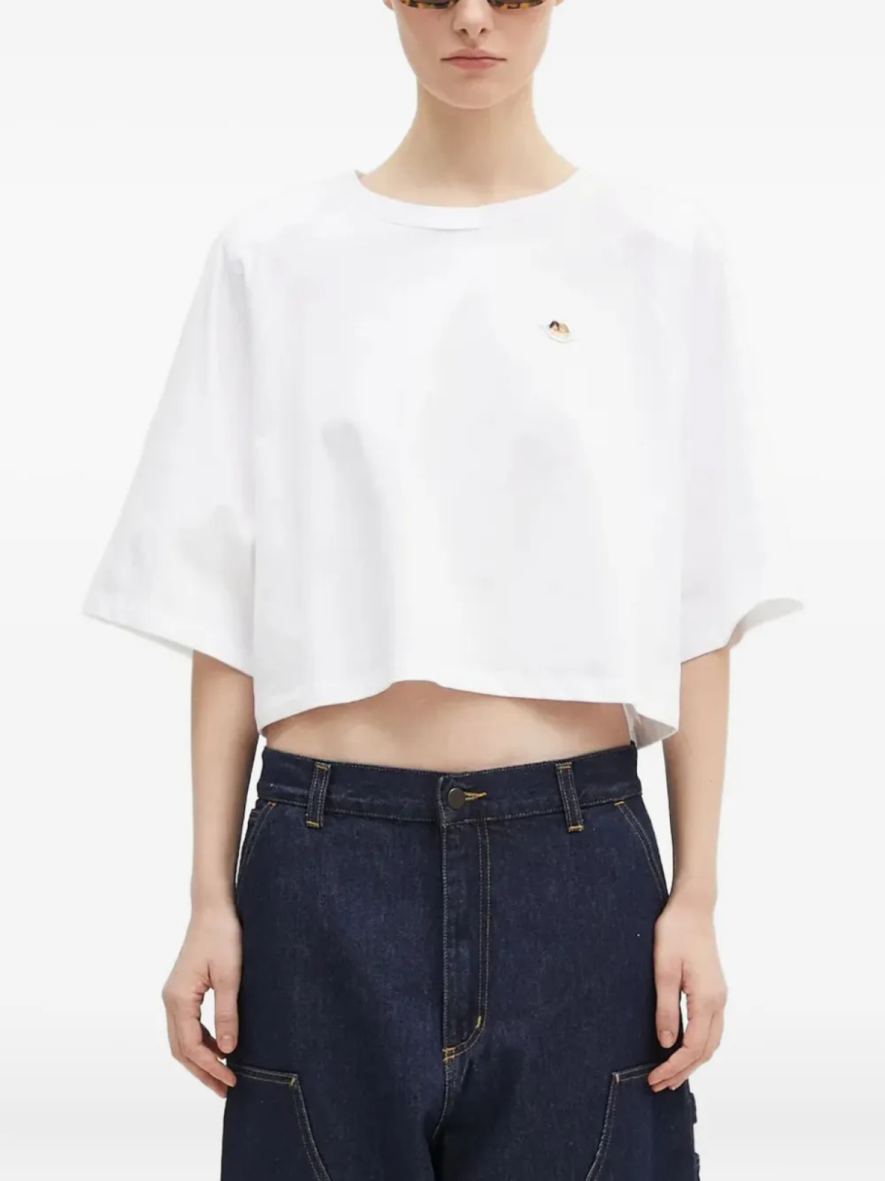 

Футболка с нашивкой Fiorucci angels, белый