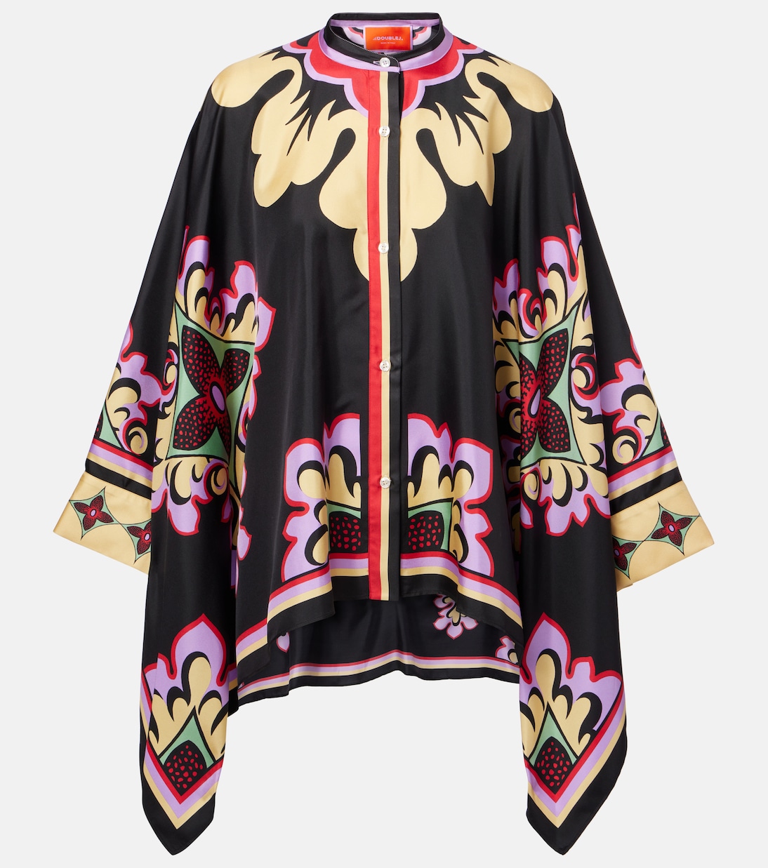 

Блузка из печатного шелка Foulard La DoubleJ, Palazzo Placee