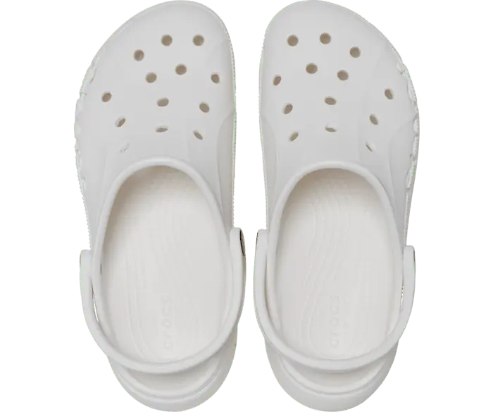 Сабо на платформе Baya Crocs женские, цвет White — фото 3