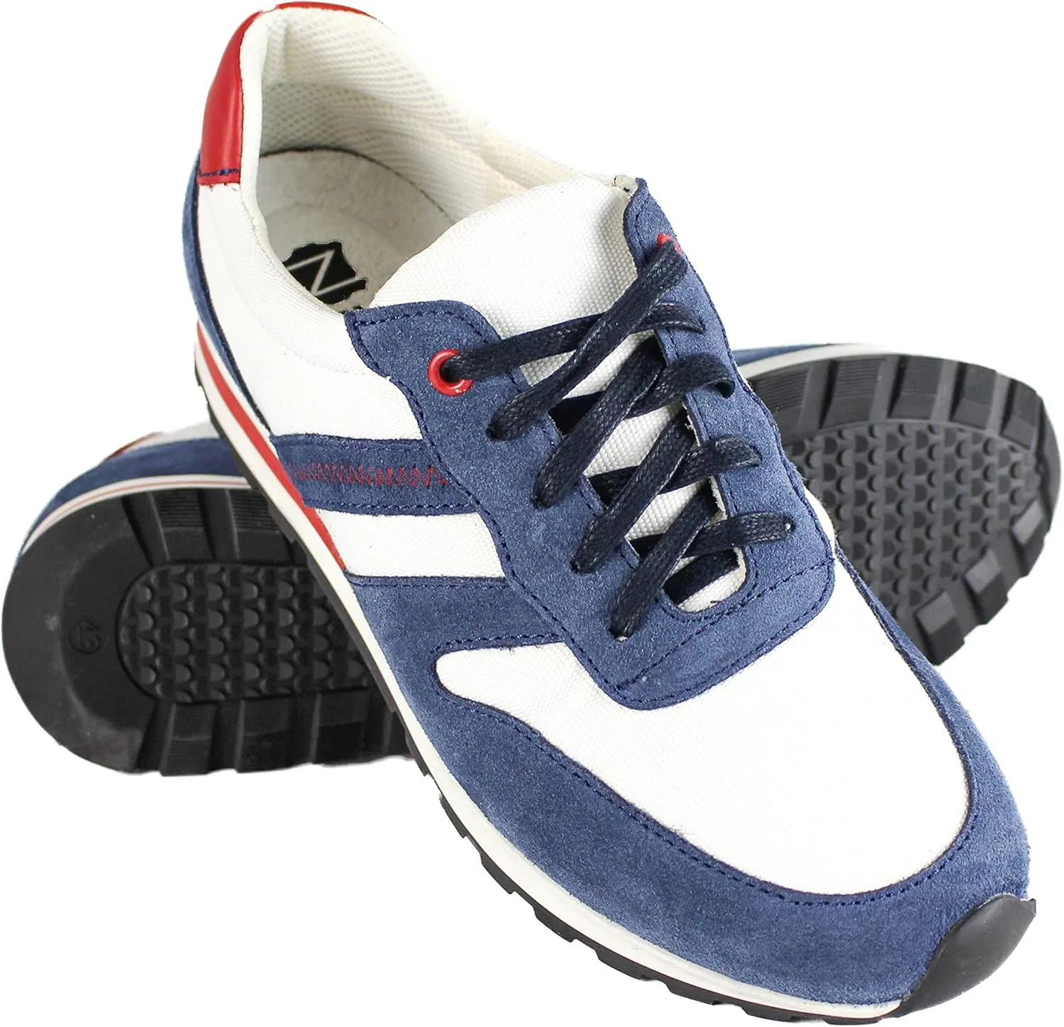 Туфли Zerimar Sportschuhe für Herren aus Naturleder | Schuhe für Herren | Lässige Schuhe aus Leder | Sportschuhe aus Leder für Herren, Blue