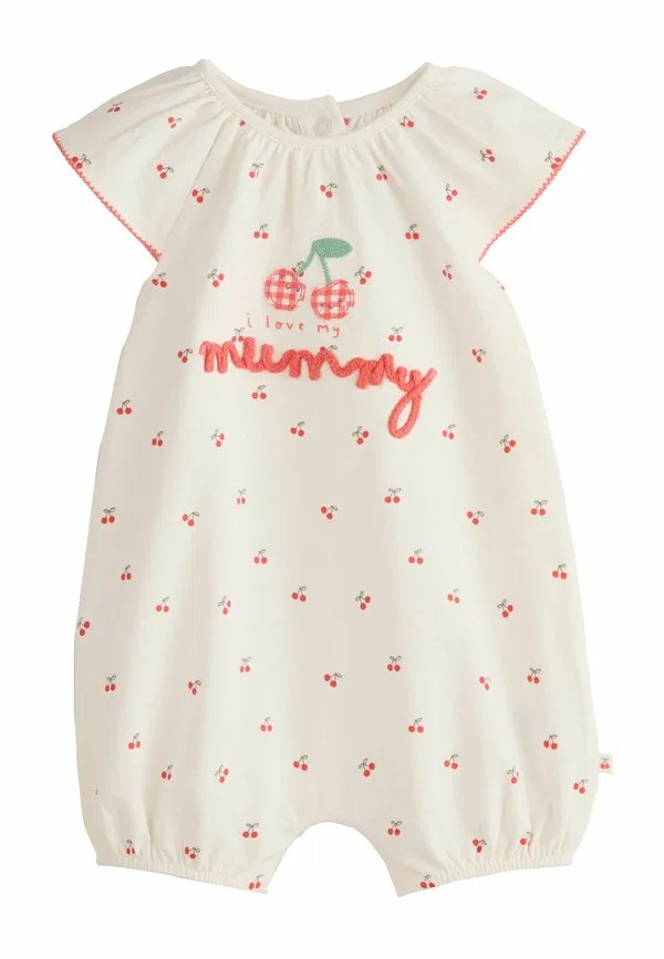 Комбинезон-Ромпер стандартного кроя Next, White Cherry Embroidered I Love My Mummy