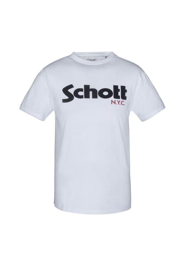 

Футболка tslogo рубашка с коротким рукавом Schott N.Y.C., белый