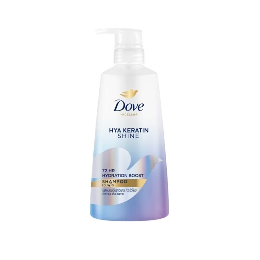 

Dove Мицеллярный шампунь Hya Keratin Shine 370 мл, Purple