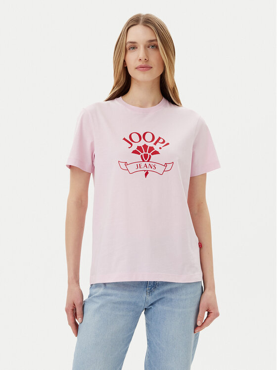 

Футболка обычного кроя Toldi 30046273 Joop! Jeans, розовый