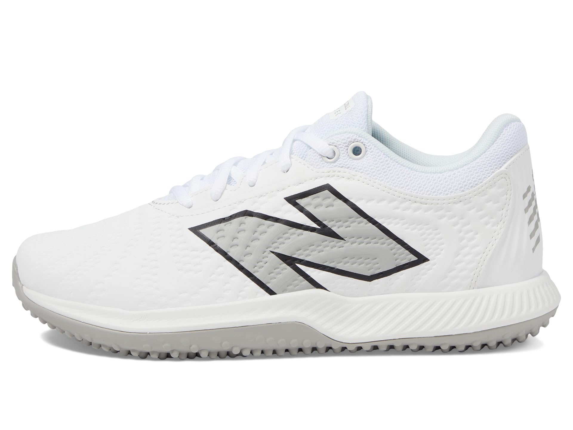Кроссовки New Balance Fuelcell Fuse V4 Turf Trainer Softball Cleats, Optic White/Raincloud — фото 4