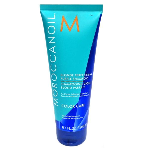 

Фиолетовый шампунь для волос, 200 мл Moroccanoil Blonde perfecting