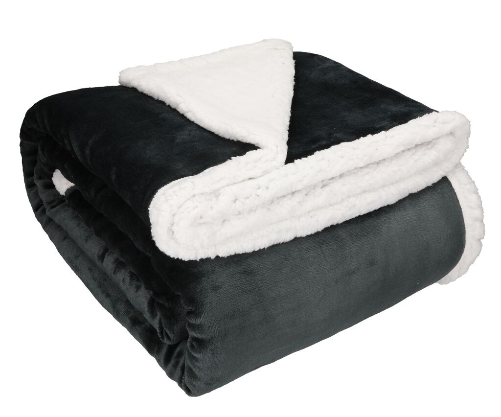 

Роскошное фланелевое одеяло Betz Sherpa XXL VERONA размер 150x200 см цвет - серо-коричневый - 145057 Betzshop, серый