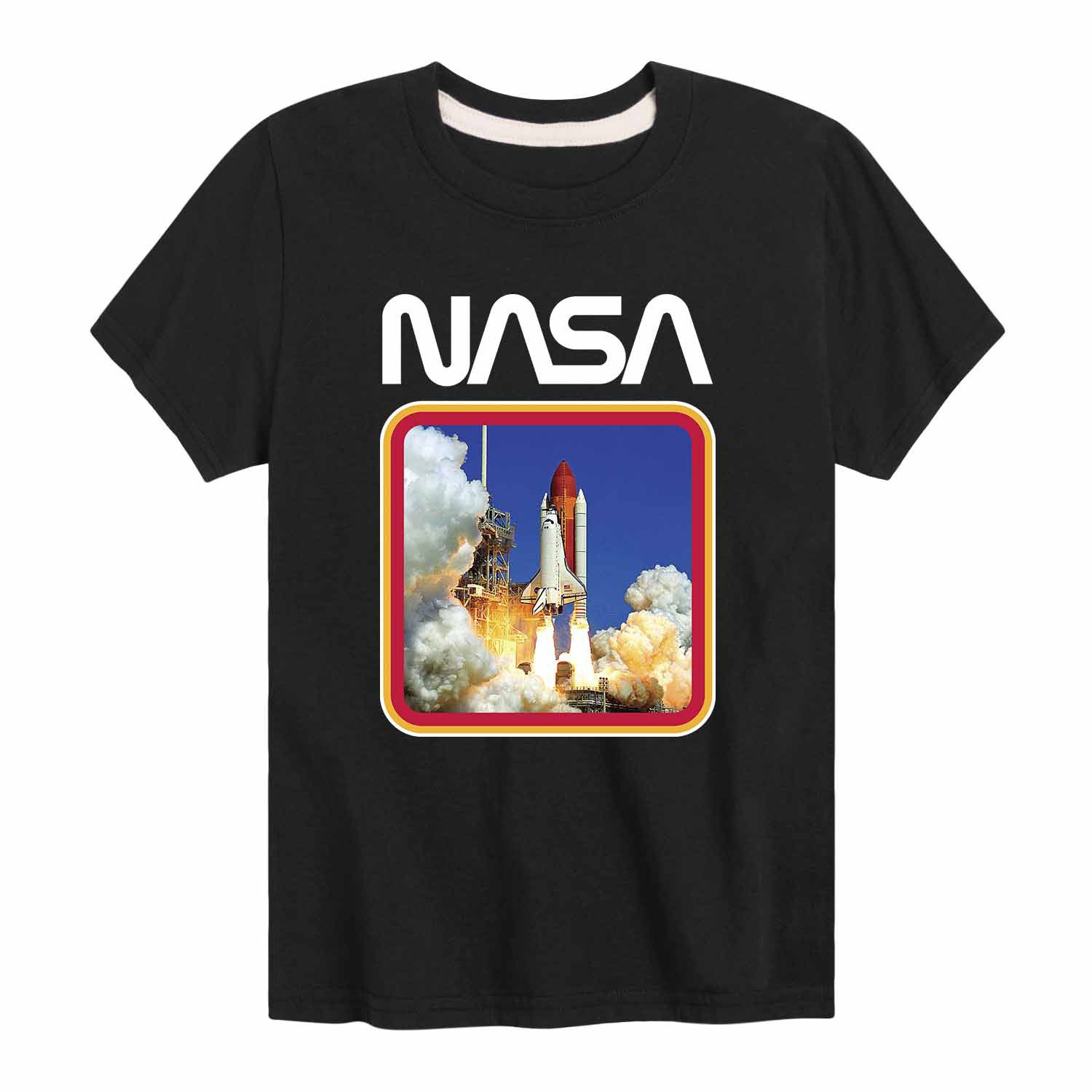 

Футболка с рисунком запуска космического корабля NASA Retro Shuttle для мальчиков 8–20 лет NASA