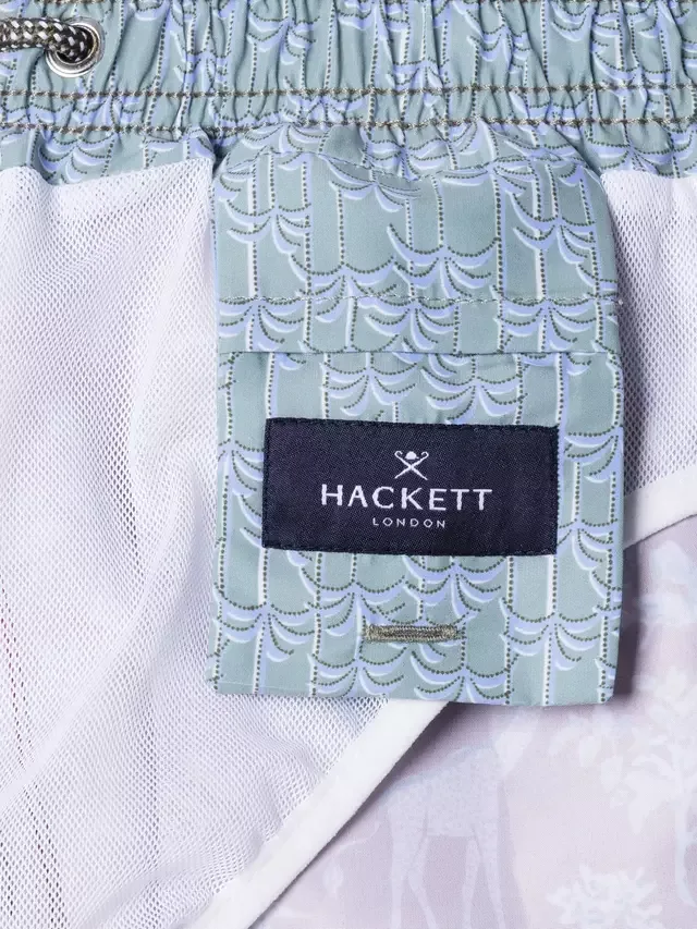 Детские плавательные шорты на завязках, ярко-красные/разноцветные Hackett London — фото 3