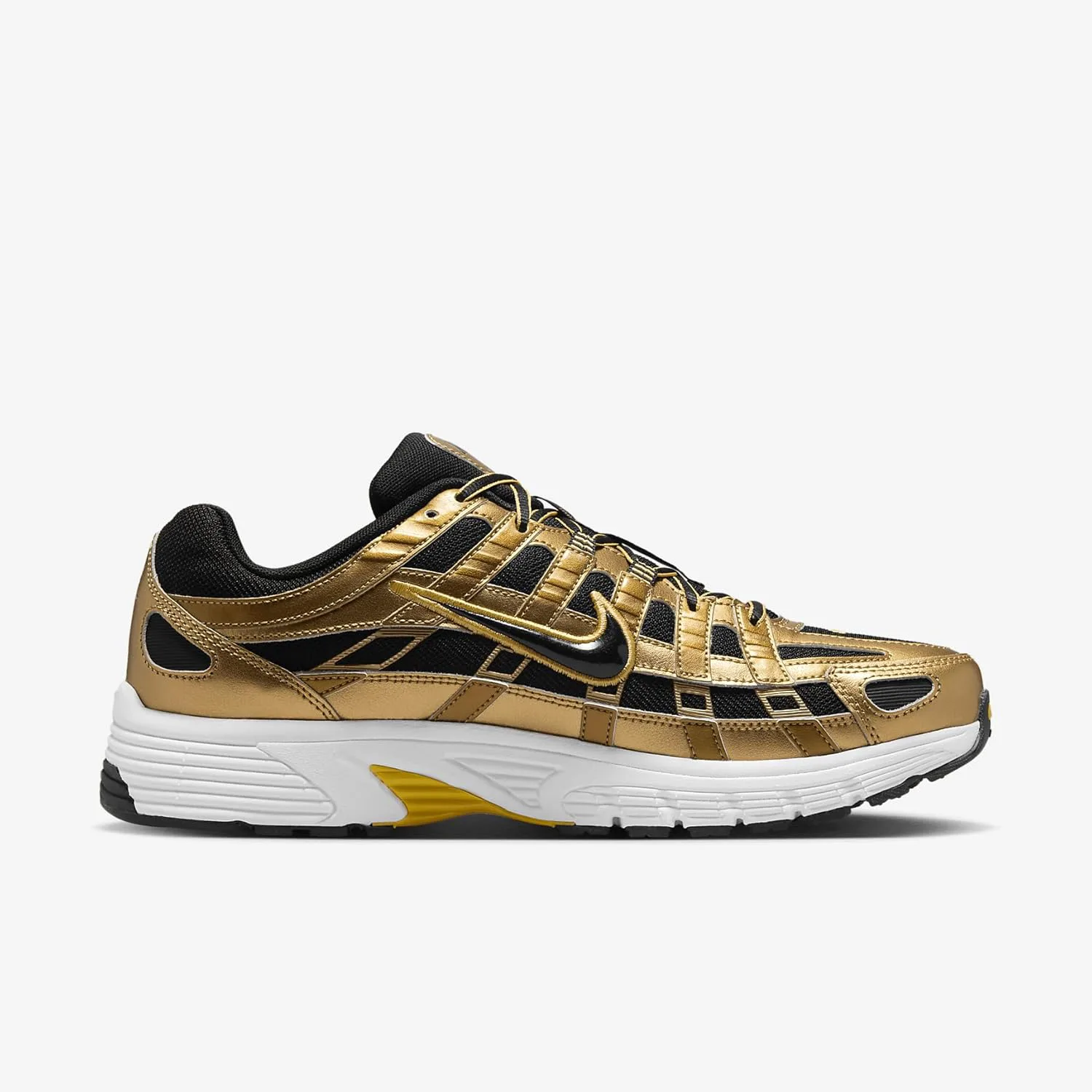 Мужские кроссовки Nike P-6000, металлик золотой/золотой/белый/черный — фото 3
