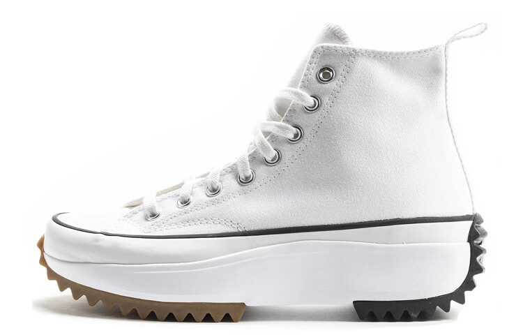 Converse Run Star Hike Hi Белый Черный Резинка