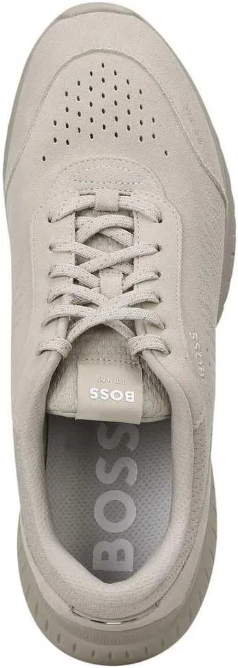 BOSS Мужские кроссовки C Ttnm_Runn_sdRunning, Light Beige — фото 3
