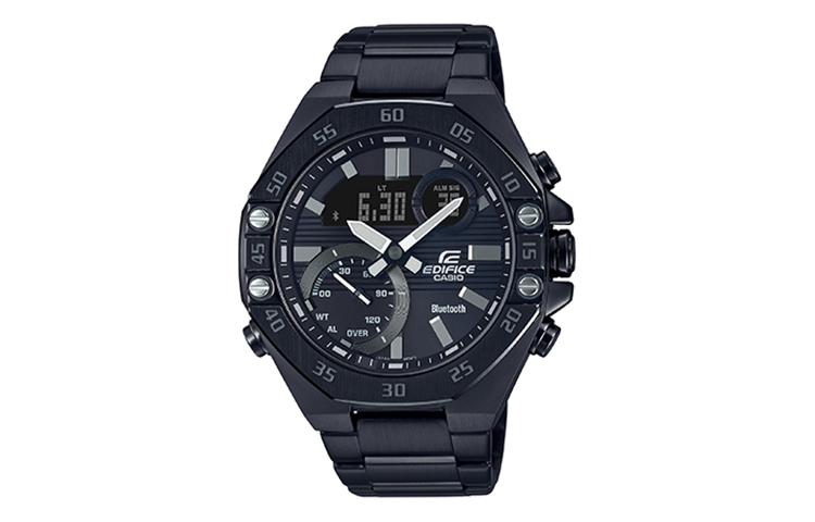 

CASIO Часы Men EDIFICE Black Watch ECB-10YDC-1APR, Black Dial