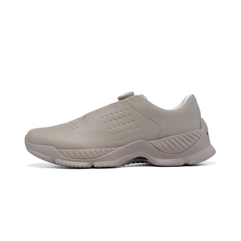 

LI-NING 1990 Мужские повседневные туфли Commuter Series с противоскользящей подошвой и износостойким верхом, кофейно-серого цвета