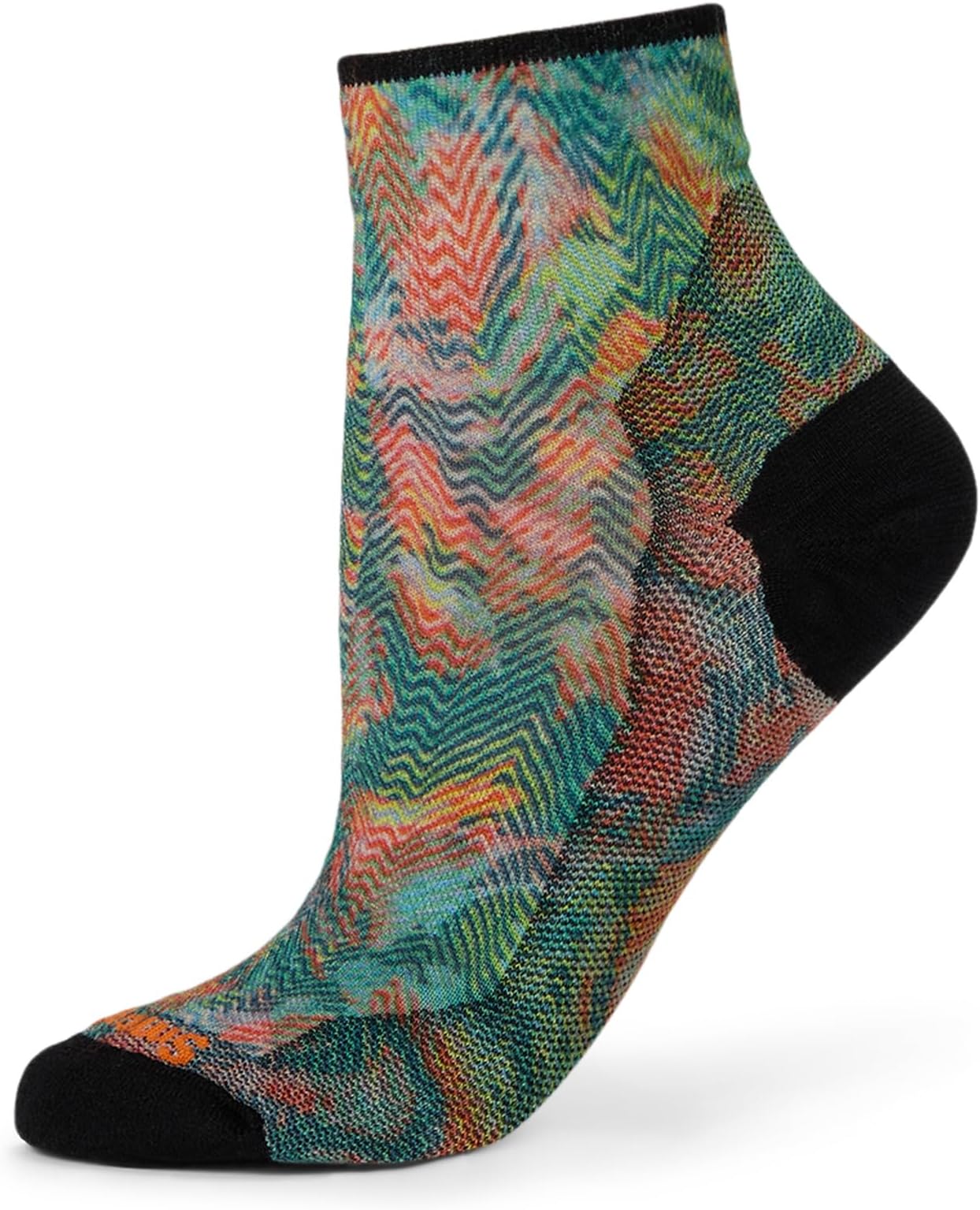 

Носки Smartwool Bike Zero Cushion Jungle Music Print Ankle Socks, цвет Honey Gold