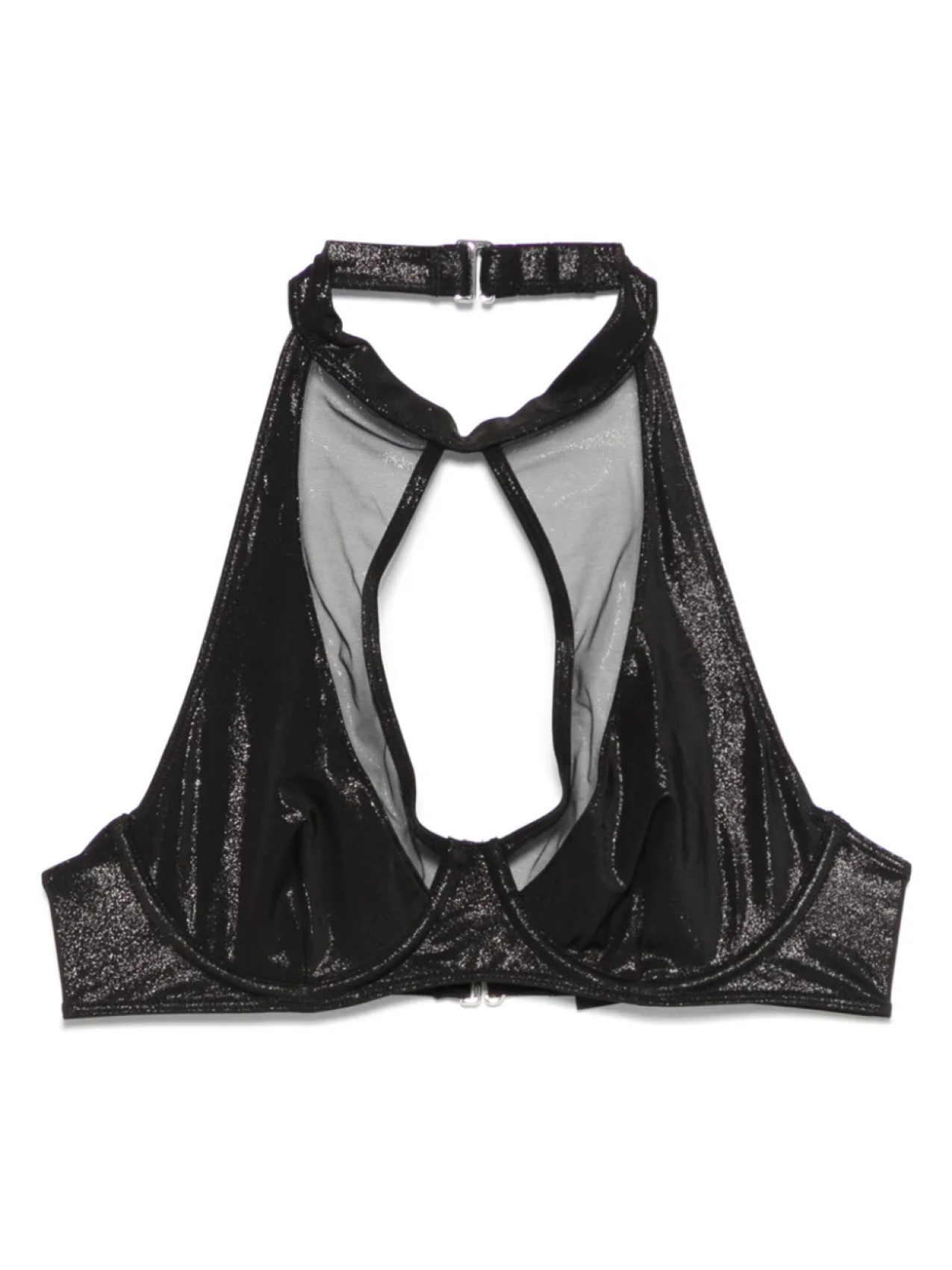 

Верх бикини Minuit Foulard Maison Close, черный