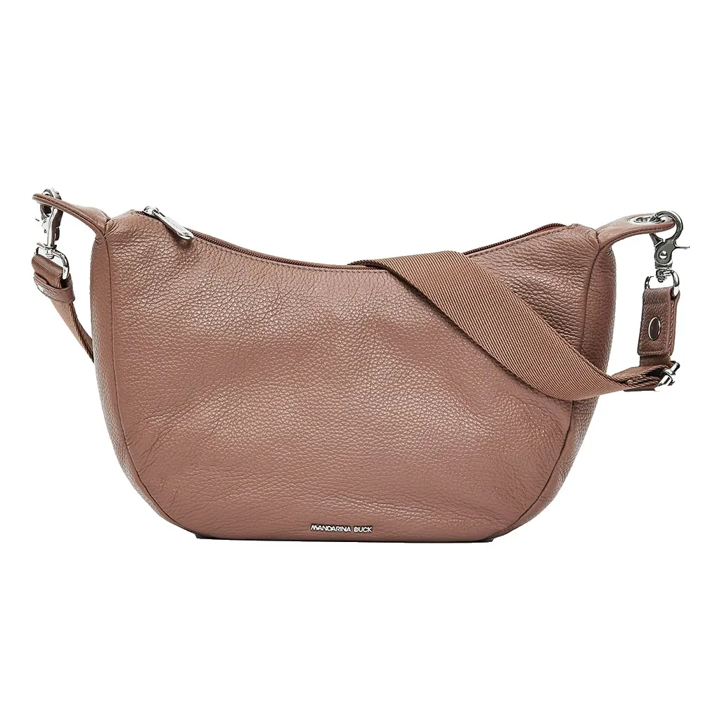 

Сумка кросс-боди Mandarina Duck Mellow leather hobo small, коричневый