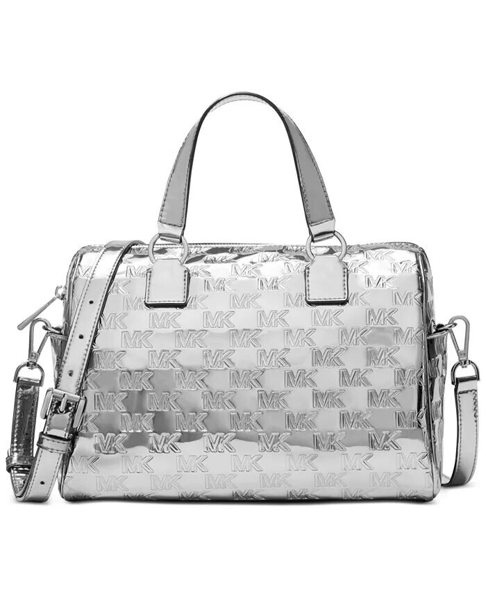 

Сумка-рюкзак Mason Medium Michael Kors, серебряный