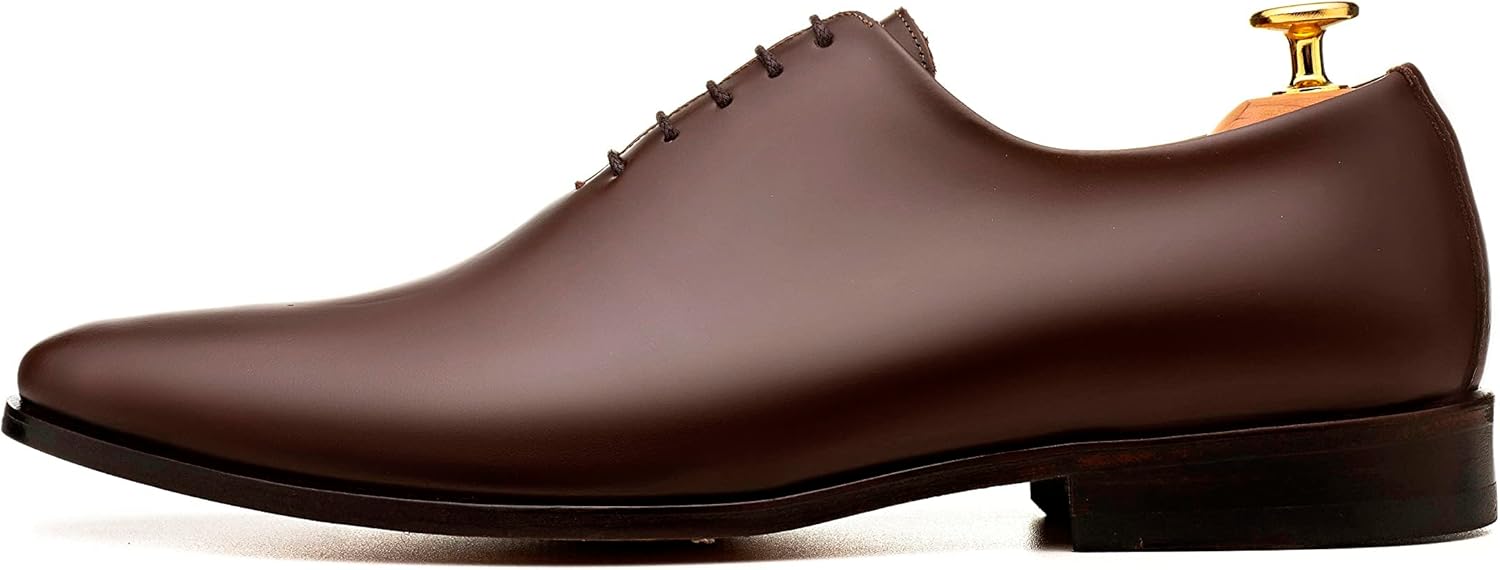 

Классические/формальные кожаные туфли ADOLFO TURRION Oxfords Wholecut Madrid, темно-коричневый