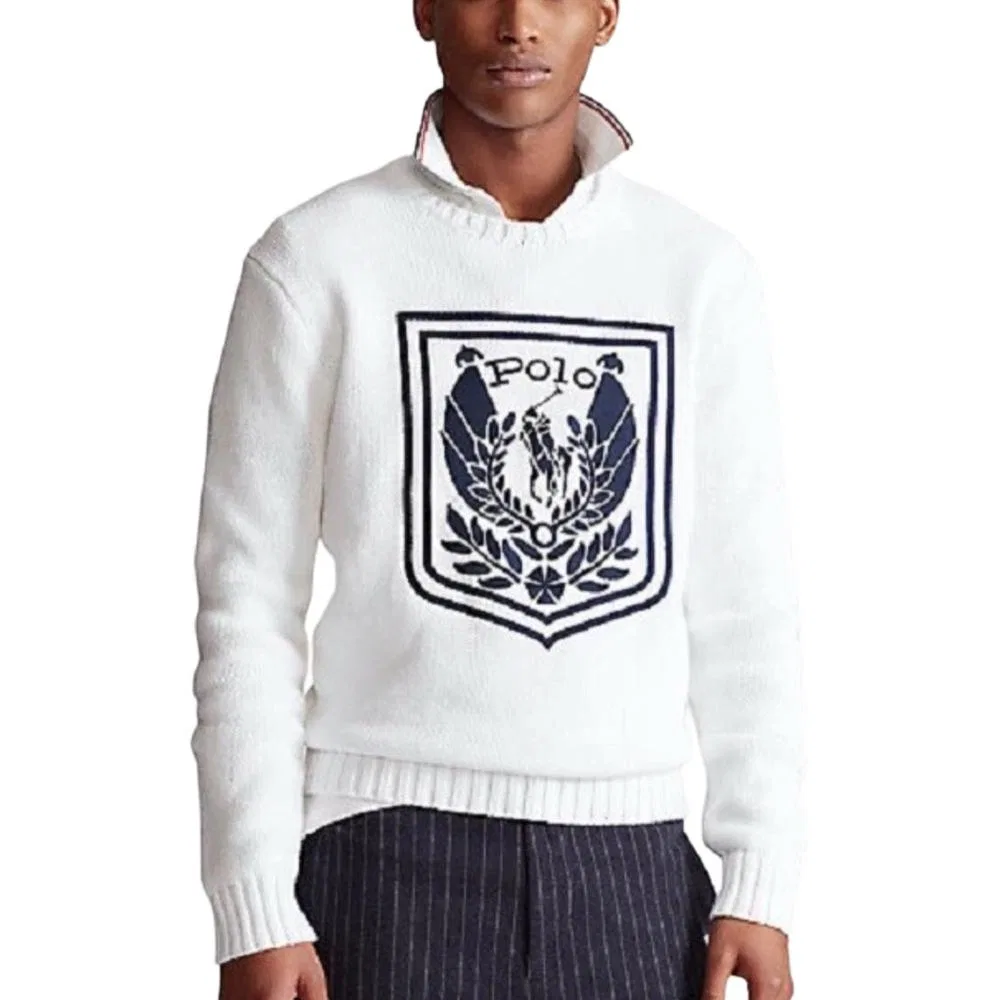 Свитер Polo Ralph Lauren Standard Men's белый — фото 4