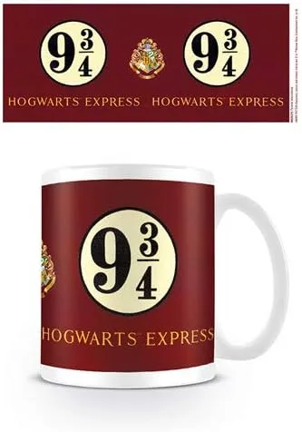 Керамическая кружка Harry Potter Hogwarts Platform 9 3/4 диаметр 8,5 см высота 9,5 см empireposter — фото 2