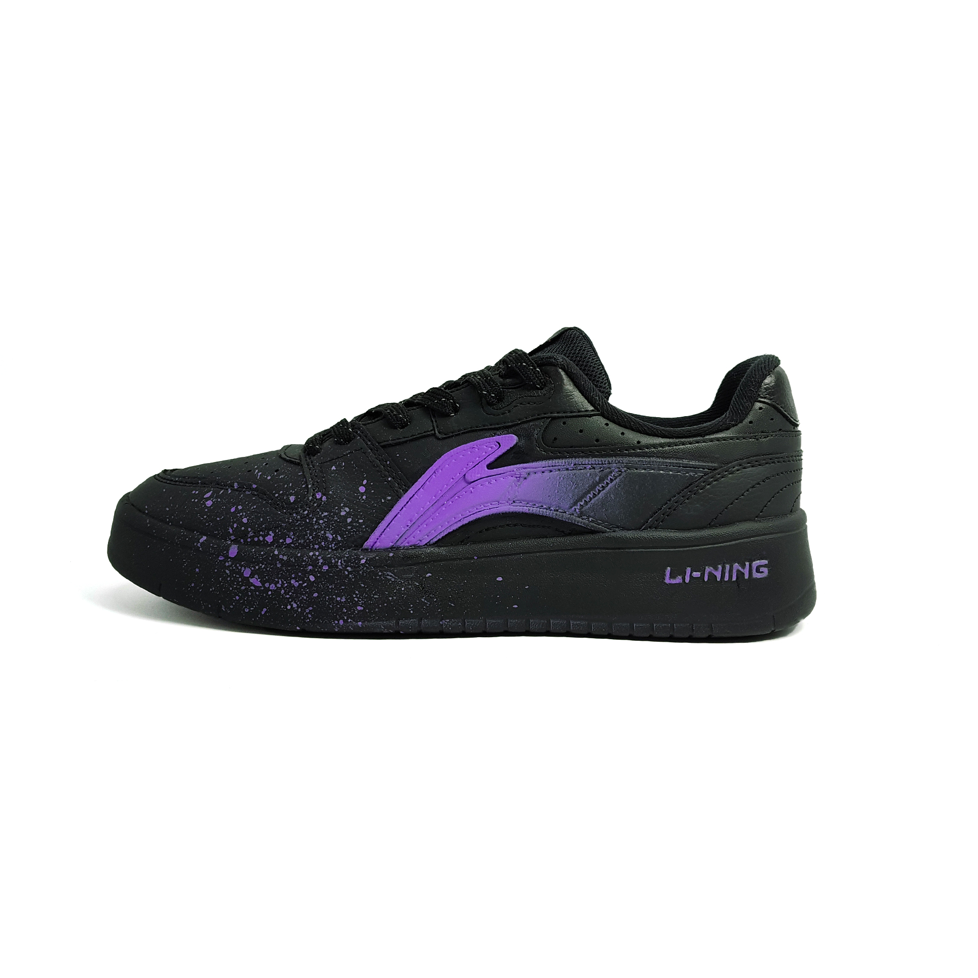 

LINING Мужские кроссовки для скейтбординга Acer Truncatum с низким верхом, устойчивые к истиранию и дышащие, фиолетово-черные