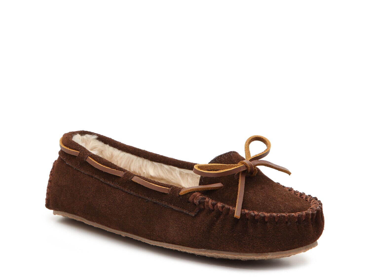 Тапочки-мокасины Cally Minnetonka, темно-коричневый