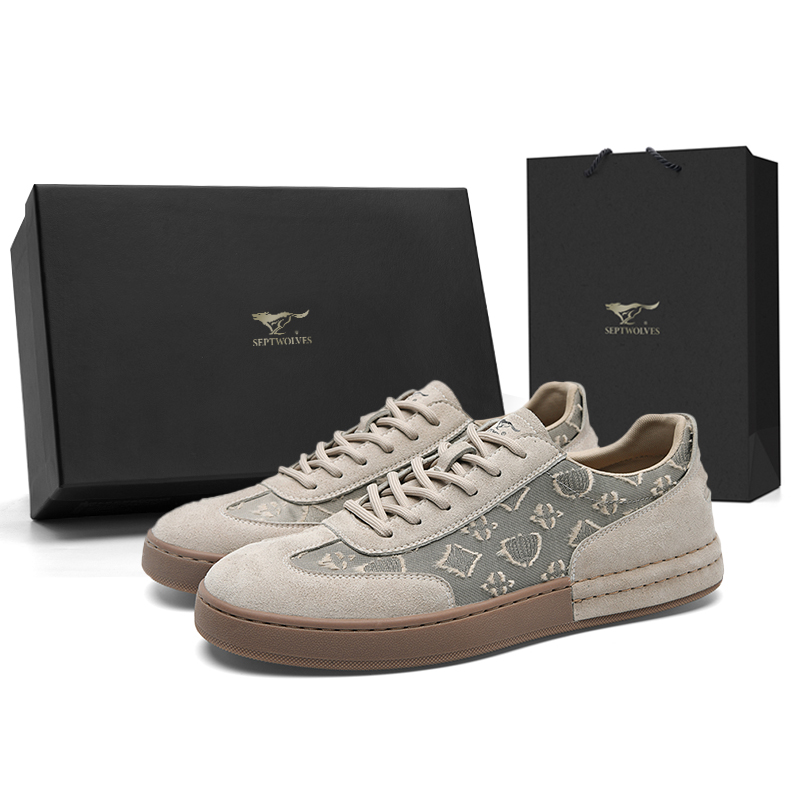 

Низкие мужские кроссовки SEPTWOLVES, Black (Standard Leather Shoe Size)