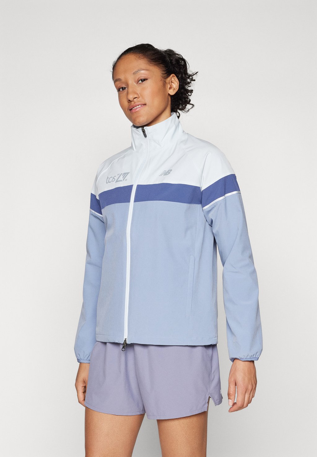 

Куртка для бега LONDON MARATHON JACKET New Balance, синий