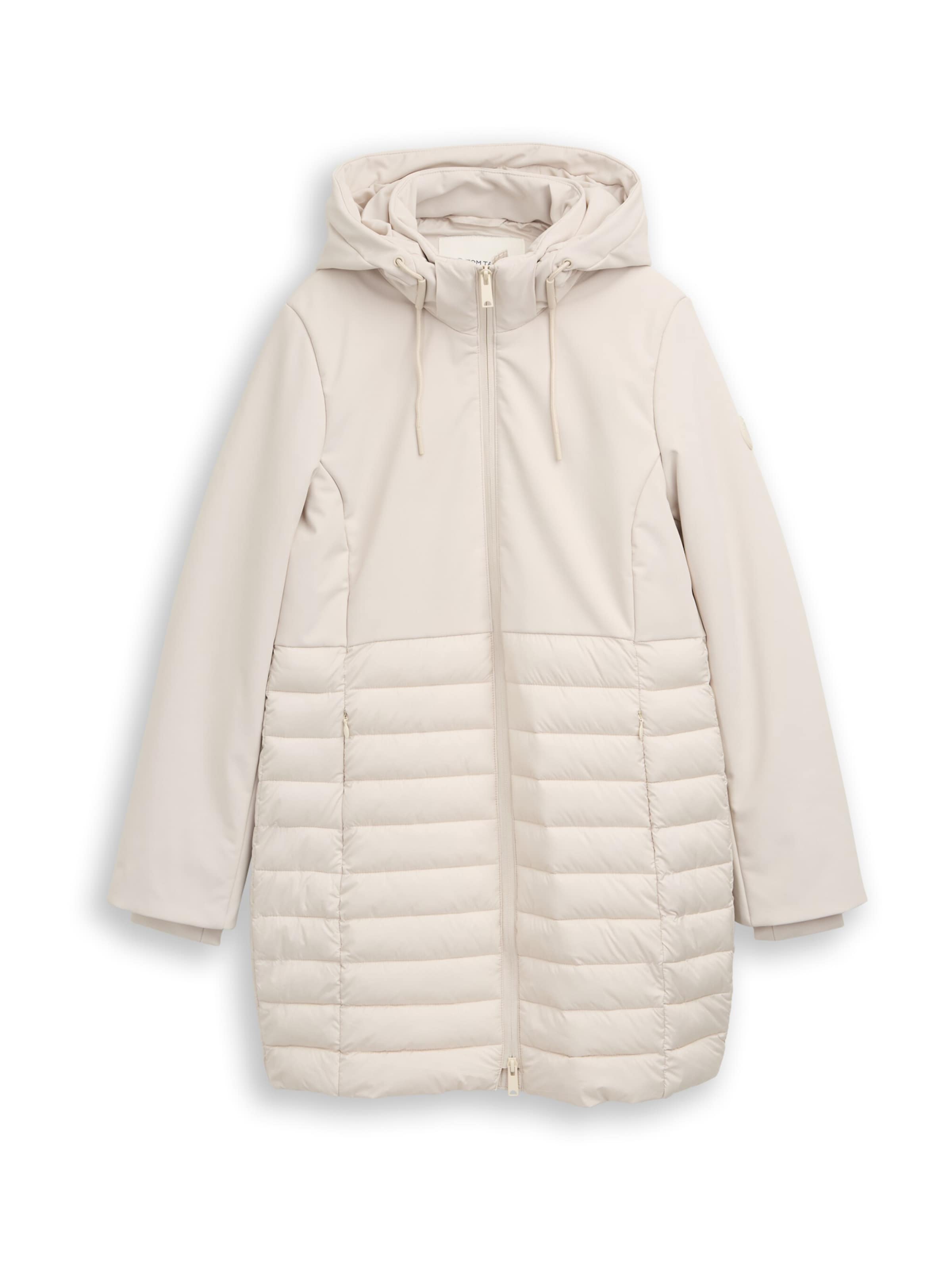 

TOM TAILOR Межсезонное пальто в белом цвете