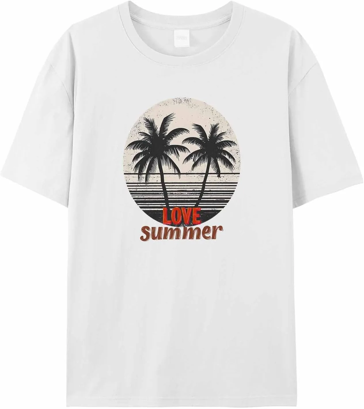 

Мужская футболка с ретро-пальмами jdudh