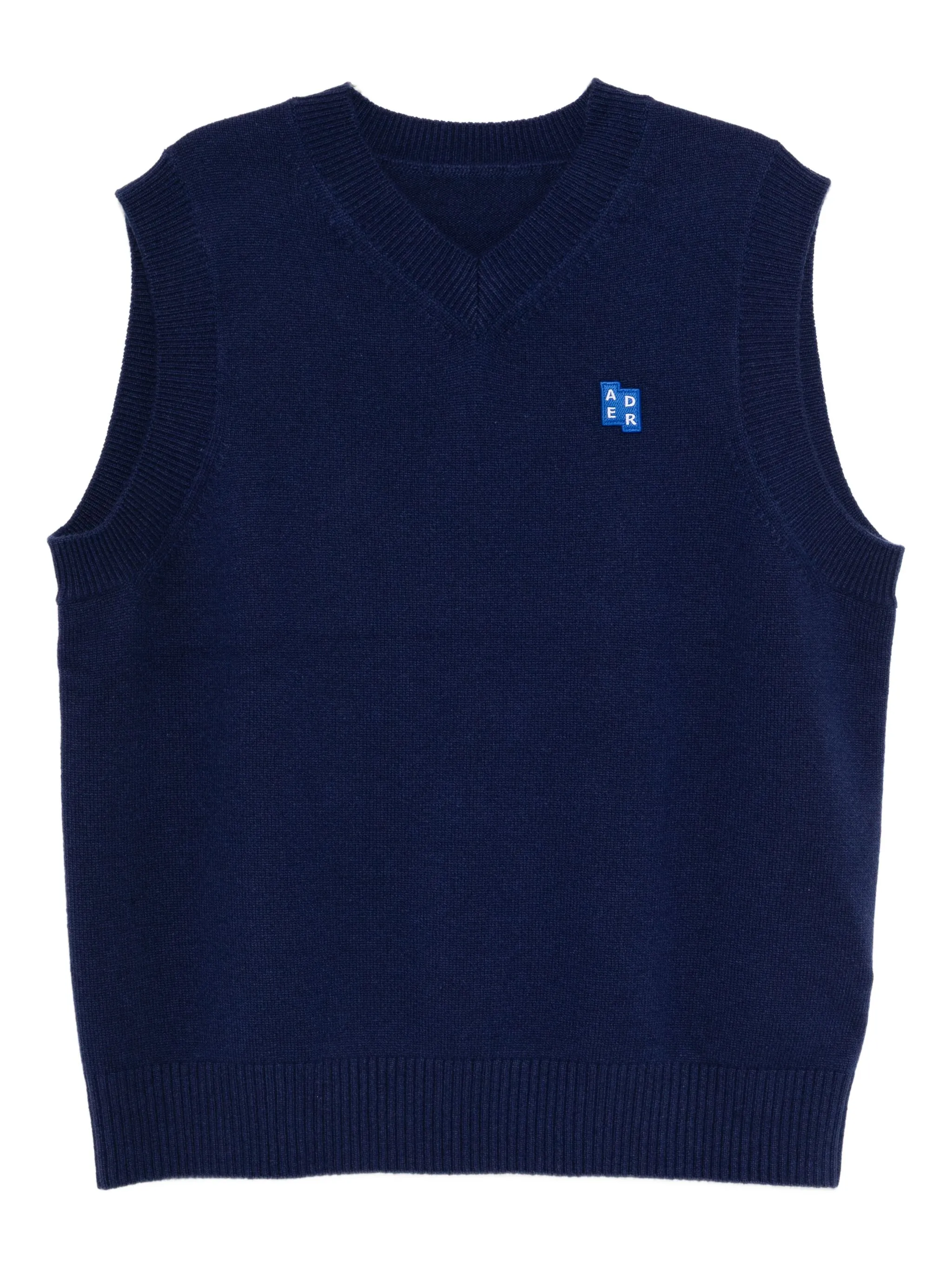 

Вязаный жилет Ader Error, синий