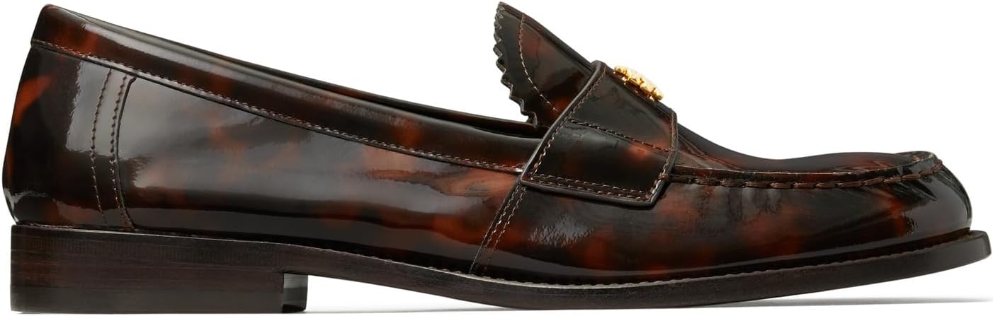 Лоферы Tory Burch Women's Classic Loafers, Tortoise Patent — фото 3