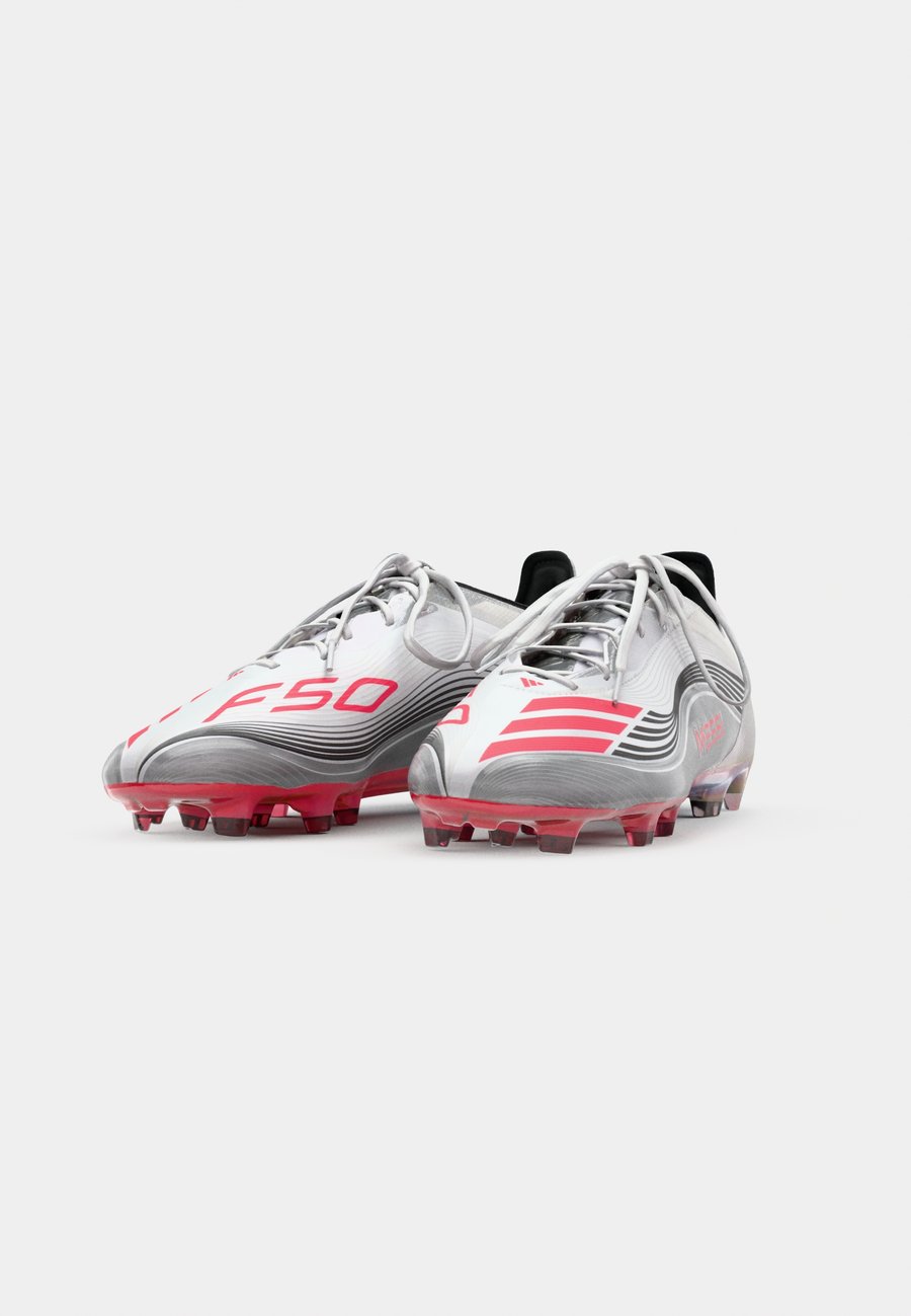 Кроссовки Adidas Performance F50 MESSI ELITE FIRM GROUND FOOTBALL BOOTS, Ftwr White/Lucid Red/Silver Met/White — фото 4
