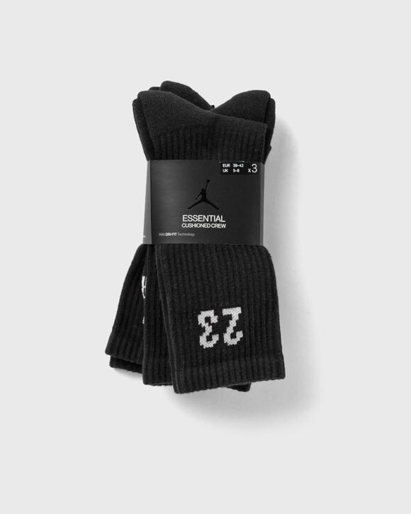 

Носки Jordan Essentials Crew Socks (3 Pairs), черный/белый