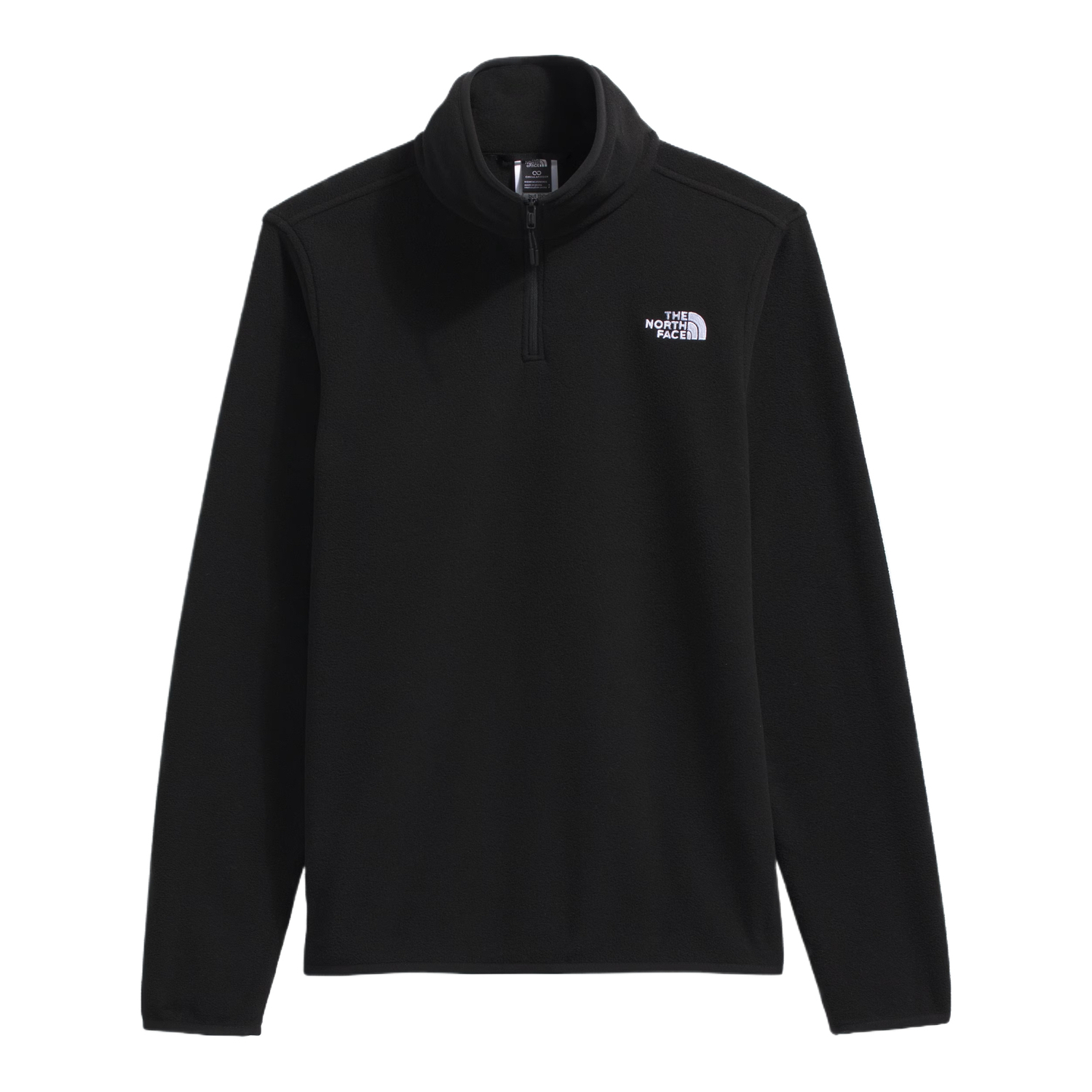 

Флисовая кофта Glacier с молнией на 1/4 THE NORTH FACE, черный