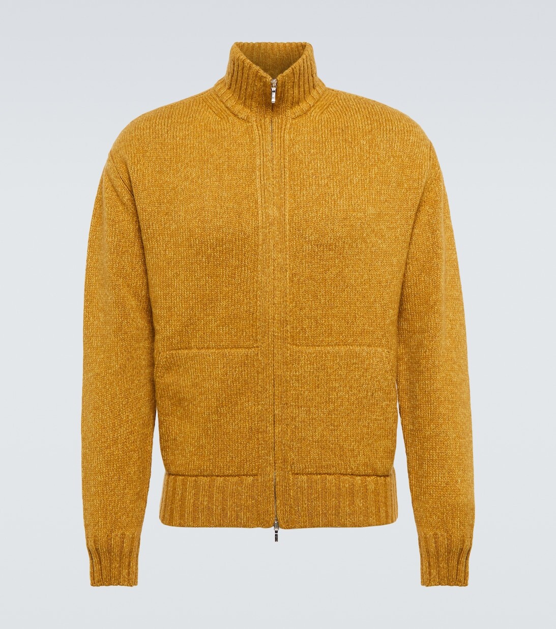 

Кашемировый свитер на молнии Snow Wander Loro Piana, желтый