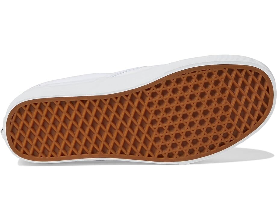 Кроссовки Vans Classic Slip-On, цвет (Checkerboard) True White/True White — фото 3